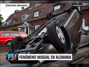 Sorpresivo tornado provoca daños en Bocholt, Alemania - CNN Video