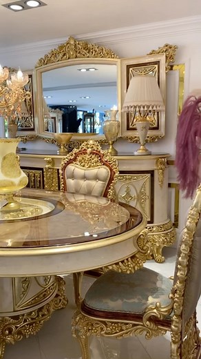 3.9K views · 91 reactions | Classic Royal dining and sofa set | HouseHold furniture and Interiors | Facebook