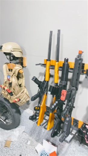 New gun settup 🔥👍 #viral #fypage #funny #edit #trend #shorts }guns #airsoft