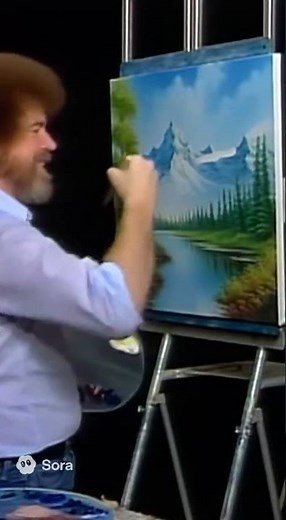 bob ross gets mad