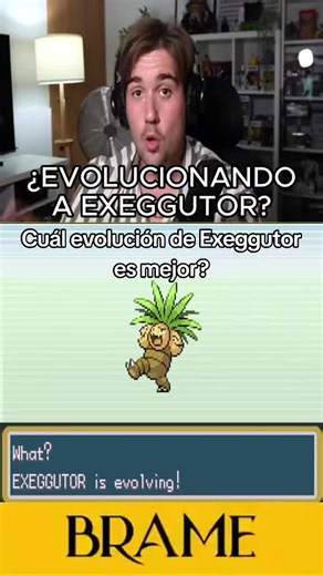 Evolución secreta de Exeggutor #pokemon #memes #clips #randomlocke #evolved