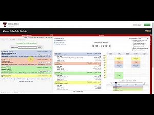 How to Use Schedule Builder (Raiderlink)