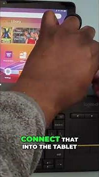 Connect USB Keyboard to Amazon Fire Tablet EASILY! #shorts