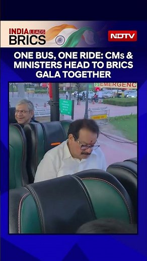 PM Modi's BRICS Dinner Brings CMs And Ministers Together On One Bus