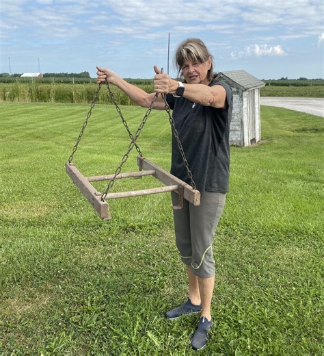 Rustic Ladder 2 Rung Pot Rack – Vintage Kitchen Ceiling Storage - Etsy