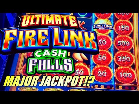 MAJOR JACKPOT!!? 😅 NEW ULTIMATE FIRE LINK CASH FALLS Slot Machine (LIGHT & WONDER)