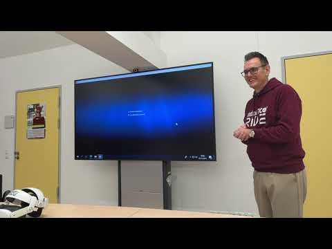 Markus Strobl: Presentation of the world's first mixed-reality app "FrédARico RIDE" at the Hauner...