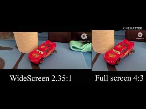 Wide screen 2.35:1 VS full screen 4:3￼