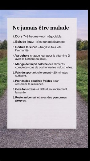 Ne jamais être malade. 9 règles d'or pour une santé de fer. #santé #conseils #bienêtre