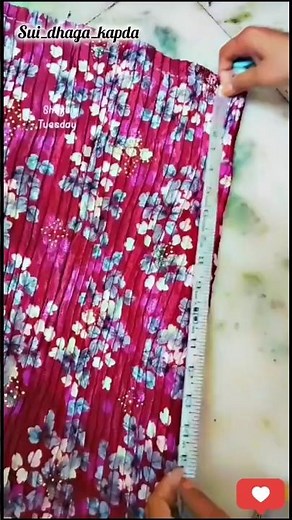 1 Minute Simple Frock Design Stitching Idea