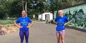 These two best friends ran a marathon in Crocs