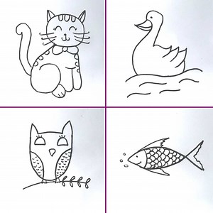 48K views · 381 reactions | How to Draw - Animal Drawing for Kids :) | Parenting | Facebook