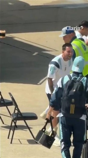 El video viral de Messi tentado de risa durante los controles en un aeropuerto de Estados Unidos