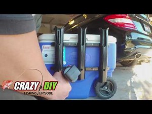 DIY Rod Holder Installation on My cooler | CRAZY DIY FISHING EPISODE | EP.5