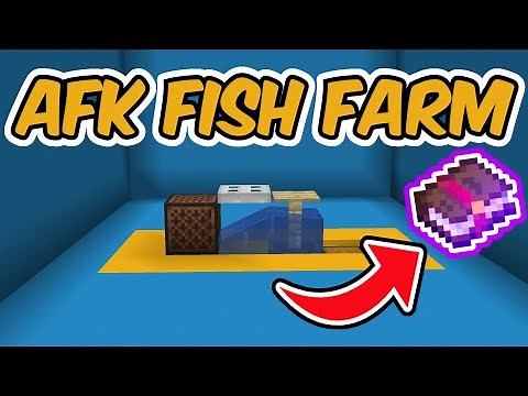 →AUTO CLICKER AFK FISH FARM *2020* [WORKING] →How to Get ENCHANTED BOOKS FROM FISHING FARM Minecraft