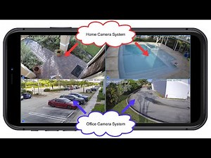 View Security Cameras Installed at Multiple Locations from iPhone App