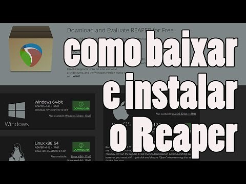 Como baixar e instalar (ou atualizar) o Reaper de graça - BÁSICO #00