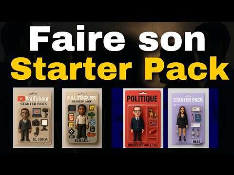 How to create your starter pack with chatgpt? Image ready in 2 minutes