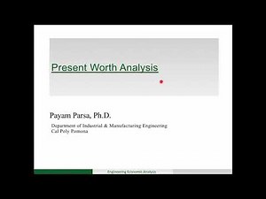 Introduction to Net Present Value Analysis