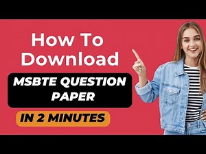 How to Download MSBET Question Papers and model answer | Step-by-Step Guide