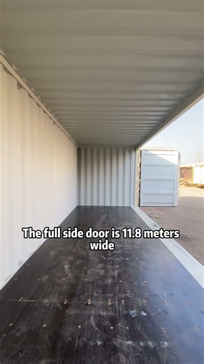 Side-door containers make cargo loading and unloading smoother #container #shippingcontainer