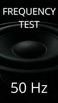 50 Hz – Pure Sine Wave Test Tone for Subwoofer Testing & Calibration