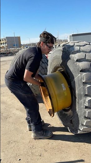 I Changed 4 Huge Loader Tires!