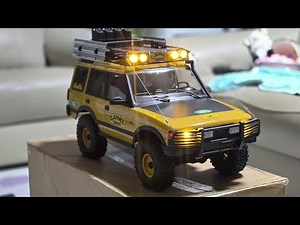 1/10 Scale RC Car FMS Discovery Camel Trophy Unboxing & Shock Setting