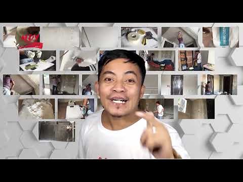Paano Pinturahan ang Gypsum Board Ceiling | Actual Demo sa On-Site Painting