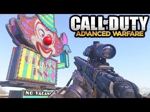 COD Advanced Warfare: New Map “SIDESHOW” Gameplay – Clown Event (Call of Duty Havoc DLC)