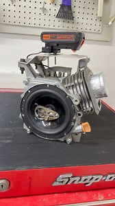 DIY Small Engine Garage Speaker 😁 #reels #diy #custommade #smallengine #Bluetooth #Speaker #garage #mancave #ideas #howto #fyp | Buildadadgarage