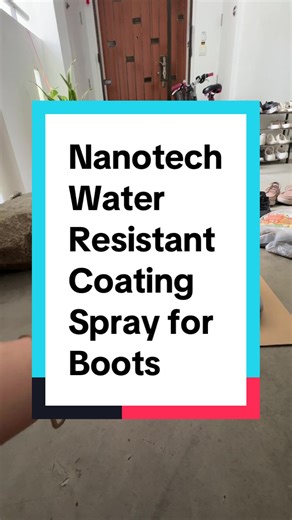 Nanotech Water Resistant Coating Spray for Boots