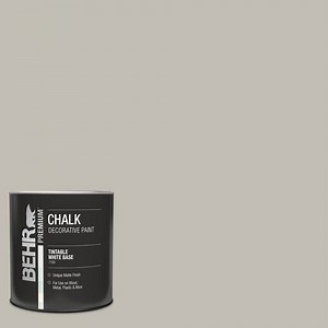 Reviews for BEHR PREMIUM 1 qt. #BCP40 Silver Celadon Interior Chalk Decorative Paint | Pg 1 - The Home Depot