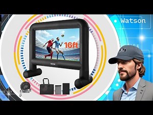 VEVOR 16FT Inflatable Outdoor Movie Screen