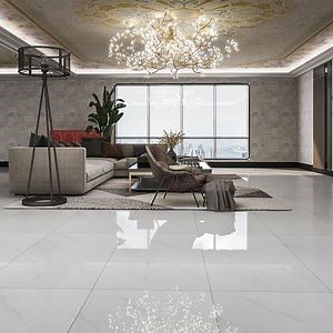 [Hot Item] off Grey White Porcelain Floor Tile Rectangular Shape Shown