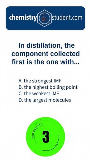 Which Liquid Distils First?