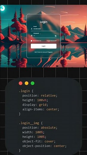 Creating a Login Page with HTML, CSS, and JS 🤩