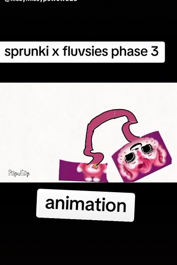 FlipaClip Animation: Fluvsies and Sprunki Phase 3