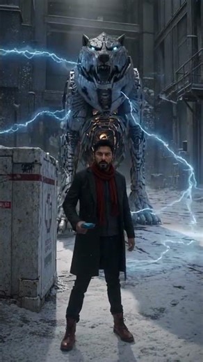 Astor re-encounters the mother cyber wolf