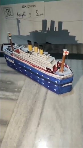 MY PAPER MODEL SHIPS BEFORE VS NOW #shorts