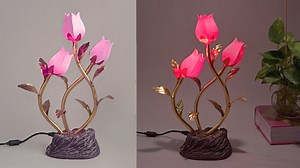 193K views · 509 reactions | DIY How to Make from PVC Pipe Night lamp making || Table lamp showpiece # Materials :-- 1.PVC Pipe 2. White Cement 3. Water pipe 4. Wire 5. Bulb 6. Acrylic color #nightlamp #handmade #tablelamp #handmade #crafts | Kuti Bari | Facebook