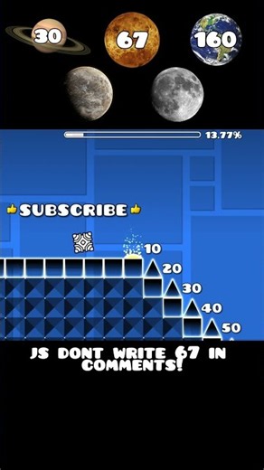 How High Would a Cube Bounce on Different Planets? 😳 #shorts #geometrydash