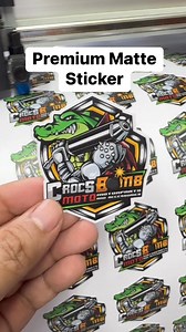 Premium matte sticker #dznyo #stickershop #stickerart #printing #printingservices #businessprinting | DZNYO