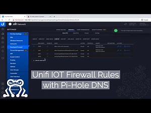 Unifi IOT Firewall Rules with Pihole DNS