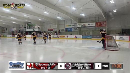 Join WOGO Sports live from Chippewa Area Ice Arena for Big Rivers Conference boys hockey: the Chippewa Falls Cardinals host the Menomonie Mustangs! | WOGO Radio