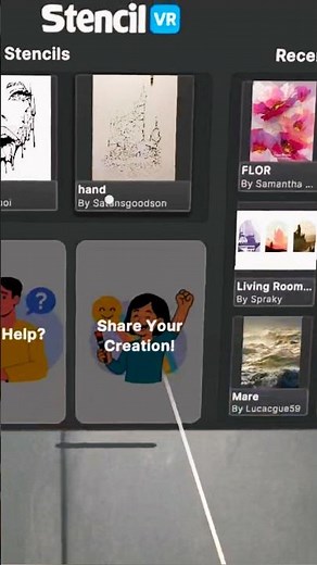 Use o Stencil VR pra transferir esboço de qualquer dimensões #stencil1 #vr #desenho #art