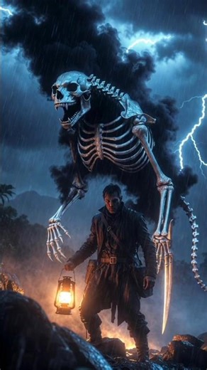 Skeleton Panther Shadow Transformation | Dark Jungle Phantom | Cinematic Animal Story #animals