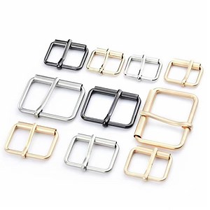 [Hot Item] Custom Adjustable Side Release Metal Belt Strap Buckles Alloy Square Roller Buckle Hardware Pin Buckles for Bag Handbags