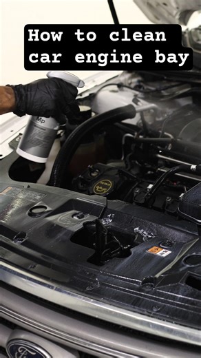 How to clean car engine👆 bay