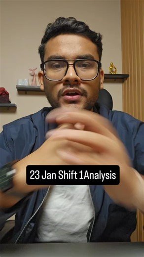 Yash Ranjan Mishra on Instagram: "23 Jan Shift 1 Analysis of JEE Main 2026. #jee2026 #jeemains #jeestrategy"